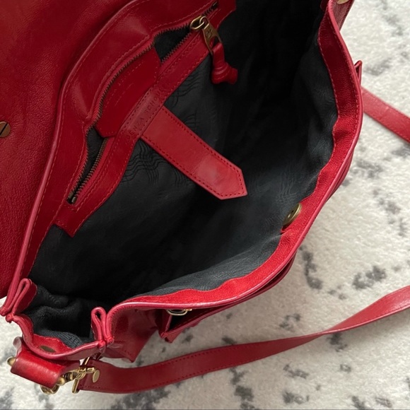 Proenza Schouler Medium PS1 Red Leather Bag - Purse - Authentic - Picture 10 of 13